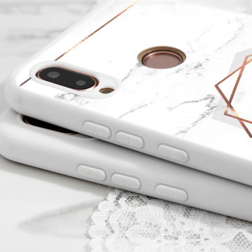 Мрамор Мягкая Силиконовая обложка чехол для huawei Коврики 20 30 10 P20 P30 Pro Lite P Smart P8 P9 P10 Lite Y6 Y9 Prime чехол