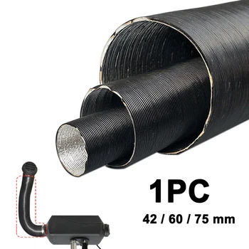 

42 60 75 mm Aluminium Foil Pipe Turbo Air Duct Car Heater Accessories Aluminum Exhaust Fan Alum Hose Pipe Intake Outlet Tube