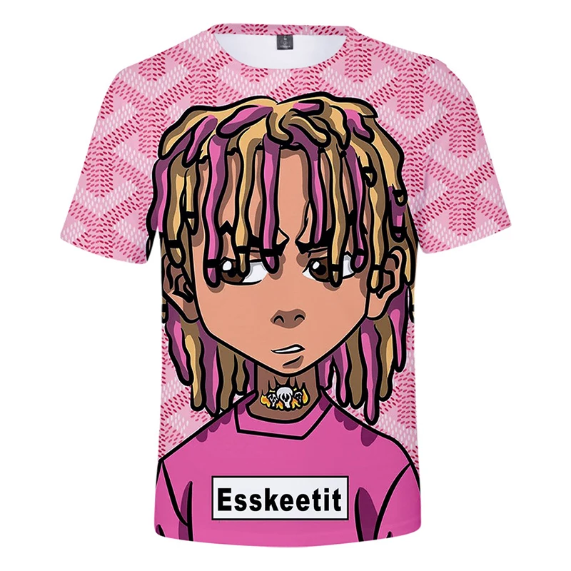 

Lil Pump T Shirt Music Summer Graphic Print Tshirt Singer Man Rapper Lill Pump Shirt Oversize Clothing Soft Cotton Tee Shirt