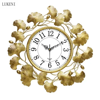 

Nordic Wall Clock Creative Living Room Modern Minimalist Clock Personality Mute Household Fashion Light Luxury Wall Watch