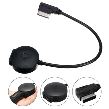 

Black Interface Wireless Bluetooth Music Adapter For MMI AUX Cable Cell iPhone