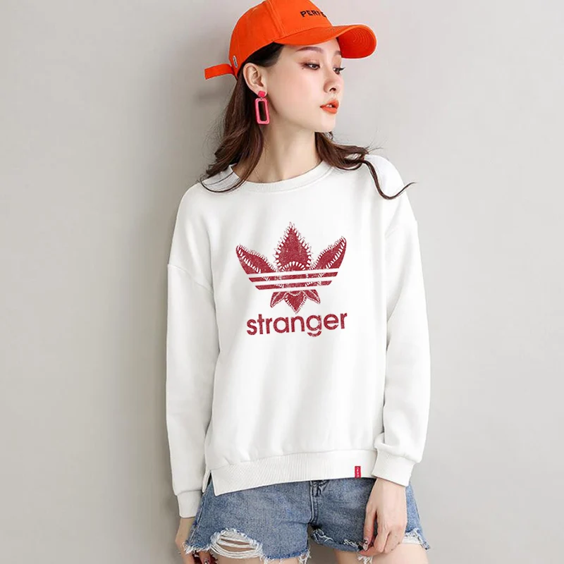 Черная Толстовка для женщин kpop, негабаритная толстовка с принтом kawaii harajuku sweat femme, женская осенняя одежда