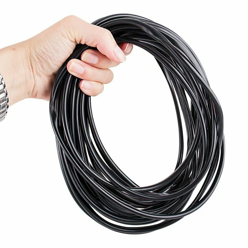 Черное резиновое уплотнение края двери автомобиля Защита формованная отделка протекторы полосы 10 метров