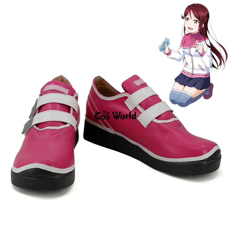 

LoveLive!Sunshine!! Aqours Cheerleaders Sakurauchi Riko Anime Customize Cosplay Shoes