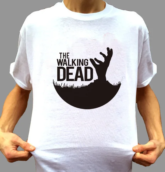 3 The Walking Dead Movie tshirt Paparazzi T-Shirt Rick Grimes Carl Daryl Michonne zombies Man fashion brand T shirts free shiping - Цвет: 3