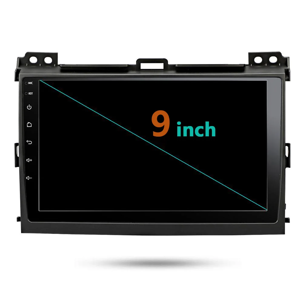 Top 9" Car Multimedia 2 Din Android 9.1 Autoradio 2din GPS Stereo Navigation Radio for Toyota Land Cruiser Prado 120 2004-2009 50 2