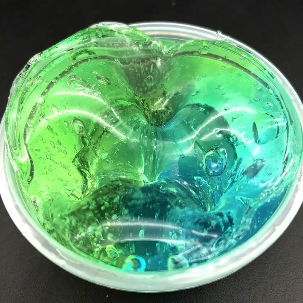 DIY Multicolor Crystal Mud Clay Super Light Soft Slime Putty Plasticine Sludge Stress Relief Toys Antistress Toys For Kids