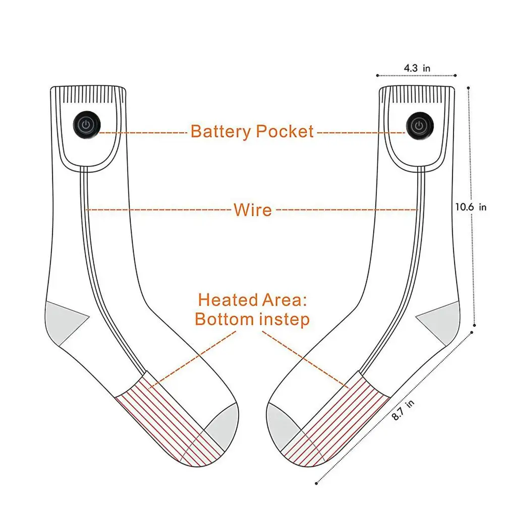 Electric Warm Socks for cozy feet4