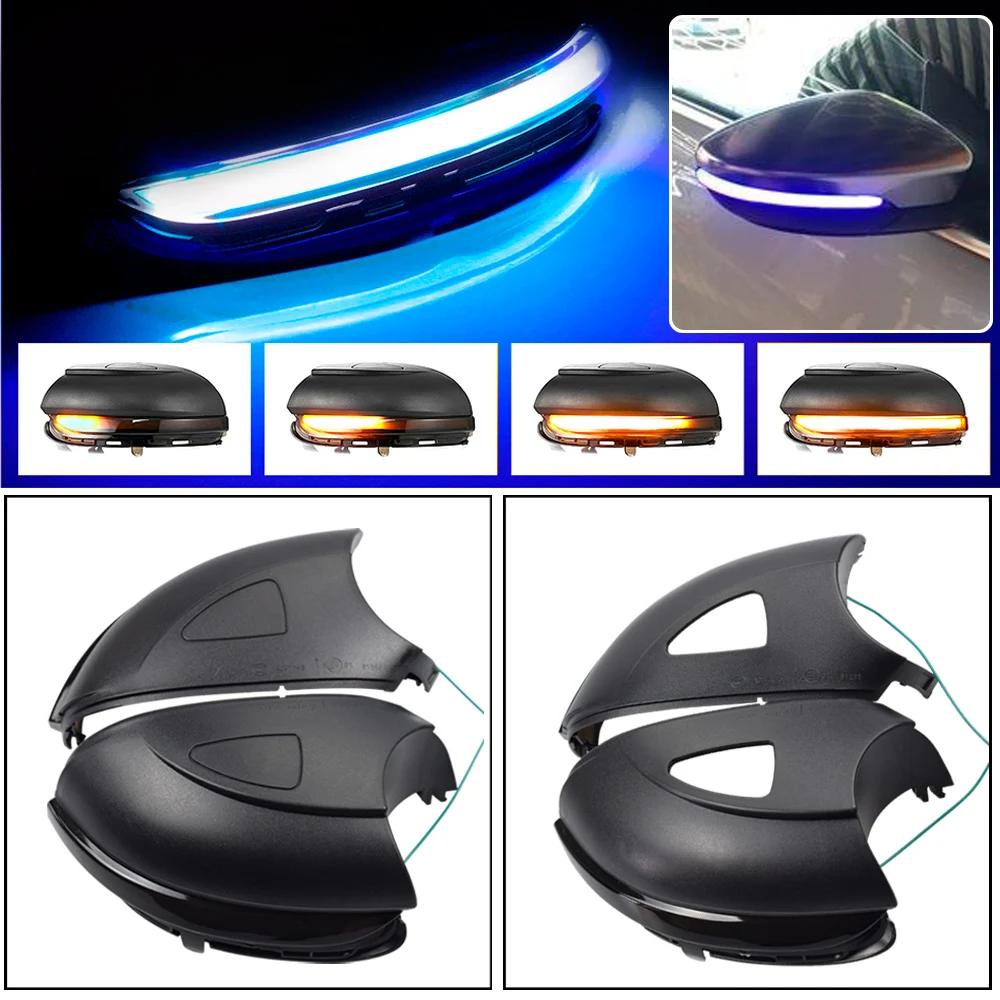 

Dynamic Indicator Blinker Side Rear-View Mirror Indicator LED Turn Signal Light For Volkswagen Golf MK6 for GTI 6 R line VI R20
