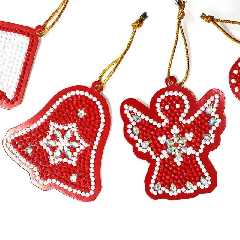 10 шт. DIY рождественские украшения алмазная живопись полная дрель специальная форма Рождественская елка Подвески окно декоративные аксессуары