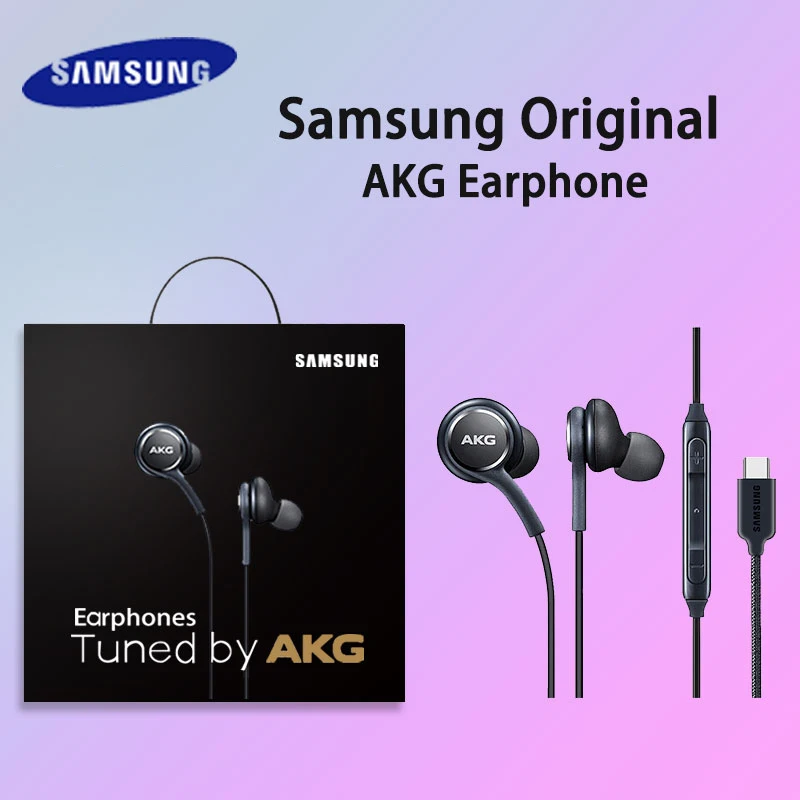 S9 наушники оригинальные samsung IG955 type C наушники-вкладыши с микрофоном для Galaxy a50 a70 a80 s8 s10 note 8 9 наушники для мобильных телефонов