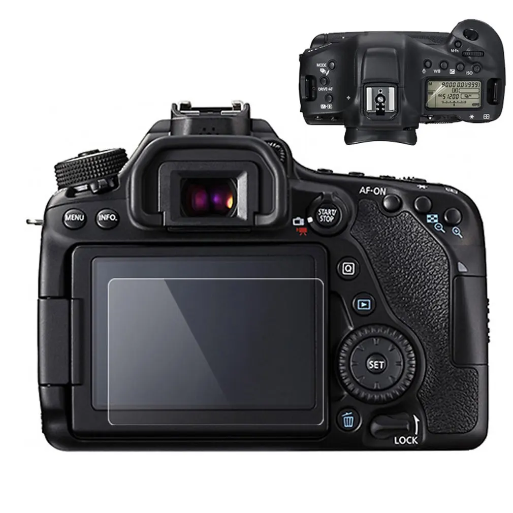 Протектор экрана для Canon 5D Mark III IV EOS 6D 7D Mark II 100D/M3 EOS 200D 650D 1200D SX600 G7X закаленное стекло ЖК-пленка