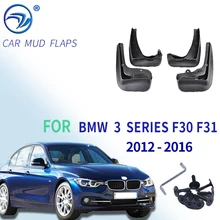 4 قطعة/المجموعة سيارة سبلاش الحرس الطين الحرس الطين اللوحات صالح ل BMW 3 سلسلة F30 F31 2012 2016
