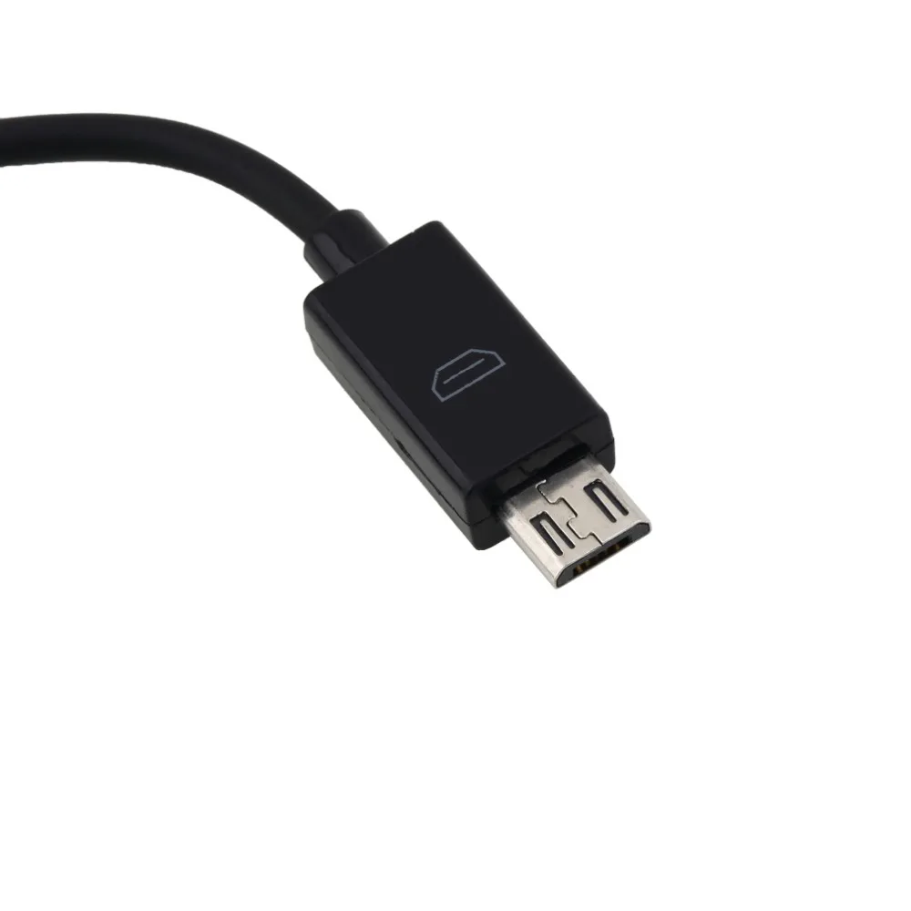 Универсальный 10 см USB 2,0 A к Micro B Синхронизация данных зарядный кабель для сотовый телефон ПК ноутбук мужской к Мужской кабель