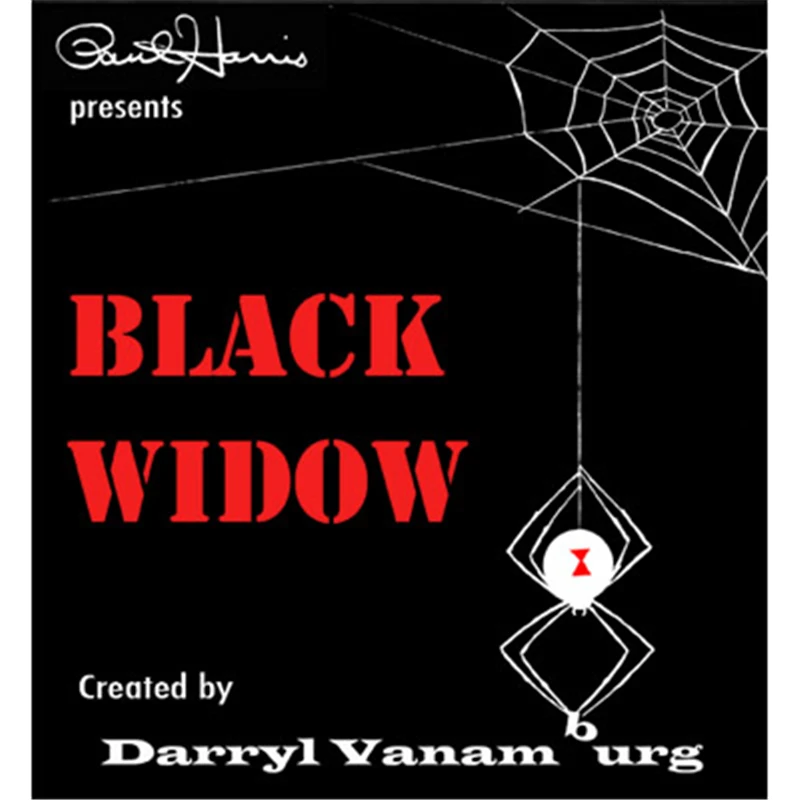 Paul Harris "Black Widow" (Gimmicks E Dvd) Trucchi Magici Illusions Stage Magic Props Fun Magic Show Accessori Comedy