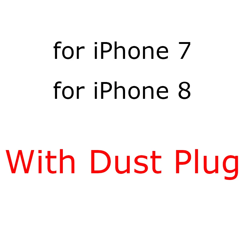 Пылезащитная заглушка прозрачные силиконовые чехлы для iPhone 6 6s 7 8 Plus X XR XS Max мягкий чехол на заднюю панель телефона iPhone6 iPhone7 iPhone8 iphoneexr - Цвет: Transparent