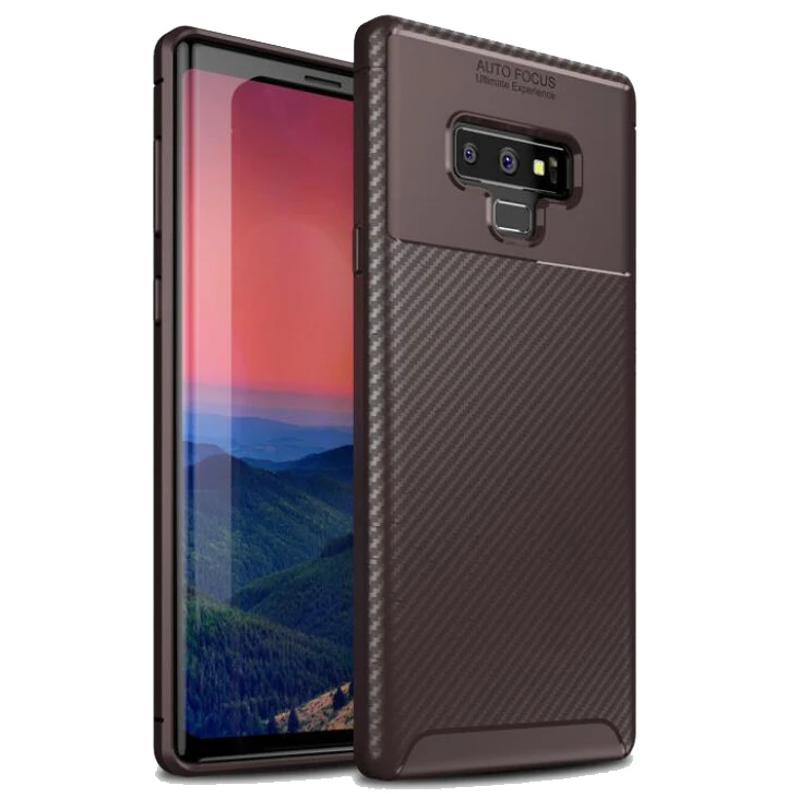 

TPU mobile phone case FOR:Samsung S9 S10 J4 J6 J7 J8 Note9 plus Lite Core prime beetle shatter-resistant carbon fiber business