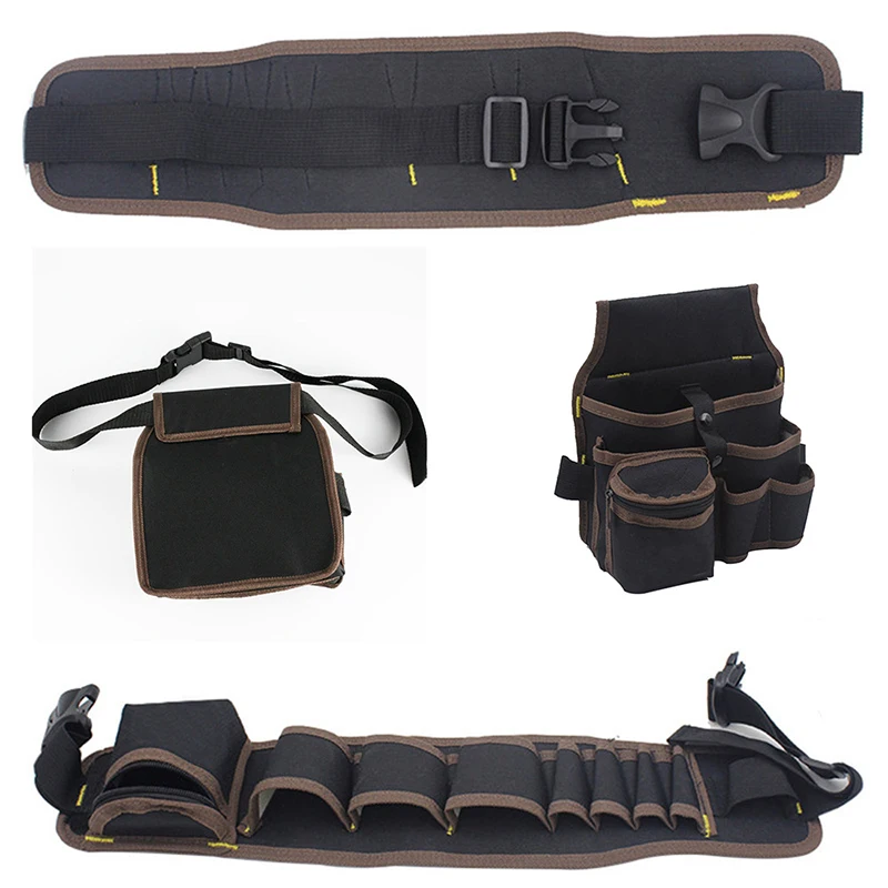 Mechanics Canvas Tool Bag High Quality Hardware Utility Pocket Pouch Utility Bag With Belt