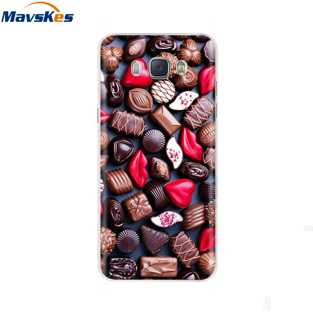 Силиконовый чехол для телефона для samsung Galaxy J7 J710 J710F чехол для samsung J7 Coque Etui бампер с принтом силиконовый чехол - Цвет: 54