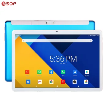 

New Tablet PC 10.1 Inch Android 9.0 Octa Core Tablets 3G 4G LTE Phone Call GPS WiFi Bluetooth Google Play Tempered Glass 10 inch