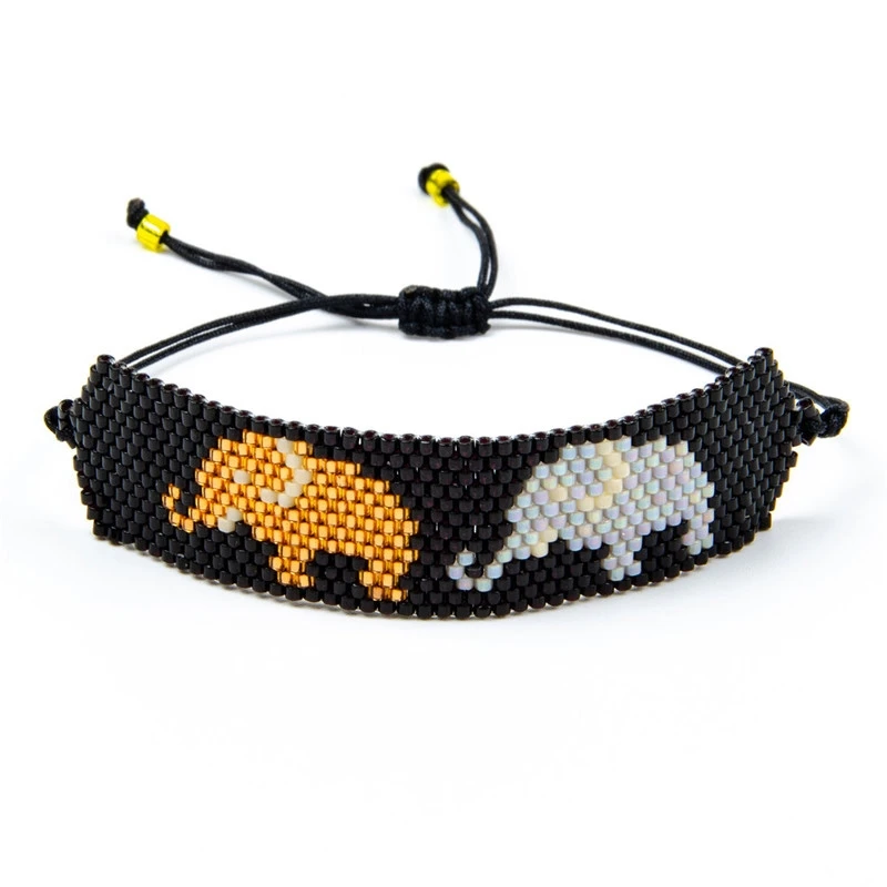 MC-B0015 SHINUSBOHO женский браслет MIYUKI Pulseras Mujer мужской браслет со звездами животных Delicas miyuki ювелирные изделия ручной работы подарок Прямая поставка - Окраска металла: MC-B0015