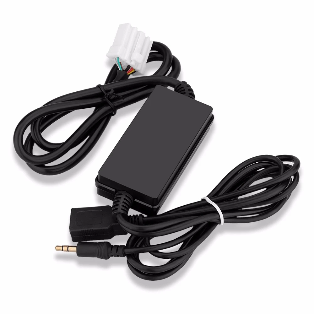Car Adapter Auto Audio MP3 Player Interface USB AUX Cable MP3/WMA Decoder 3.5mm Virtual CD Changer for Mazda CX 3 6 | Автомобили и
