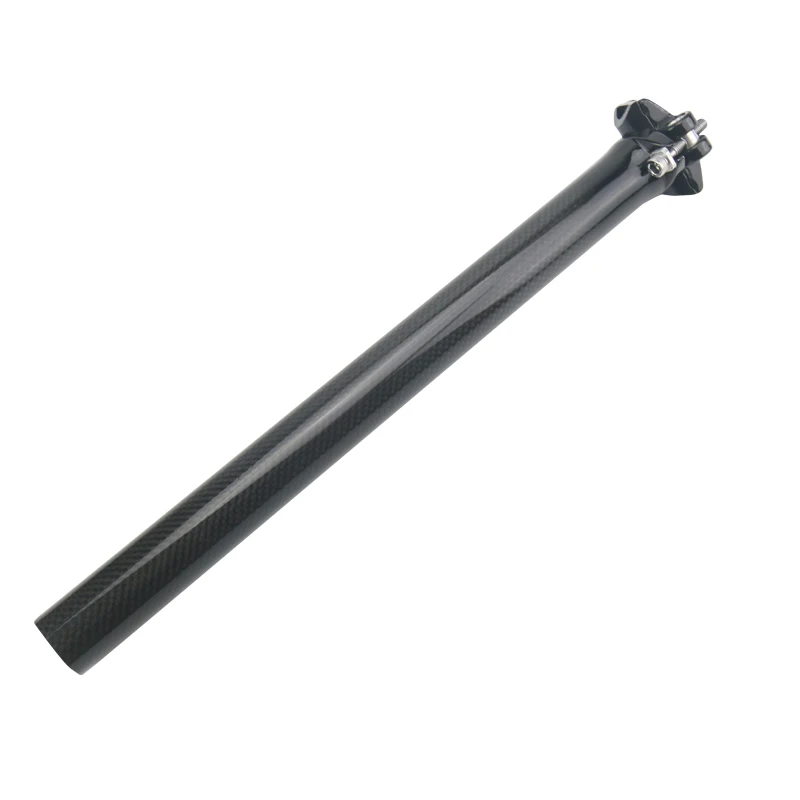 No Logo 3K MatteGlossy Seat Post Mtb Black Seatpost Carbon Road Bicycle 25.427.230.831.6mm Seatposts Mountain Seat Posts (3)