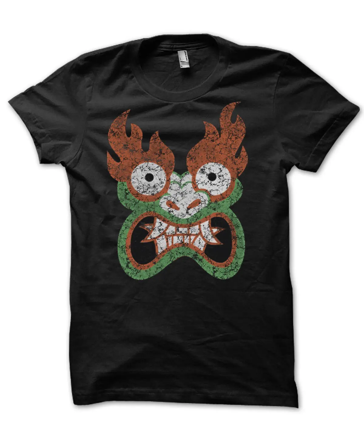 Aku Large Face Samurai Jack T-Shirt Men'S Black S-Xxxl Men Brand Clothihng Top Quality Fashion Mens T Shirt 100%Cotton | Мужская