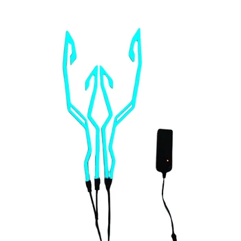 

Motorcycle Helmet Light DIY Waterproof Sticker Luminous Bar Night Riding Durable Styling LED Strip Signal Flashing Universal