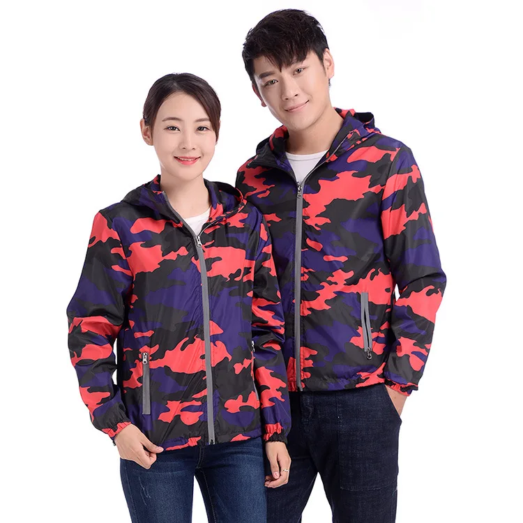 Стиль светоотражающее камуфляжное пальто Мужская куртка большой размер пары с капюшоном пальто