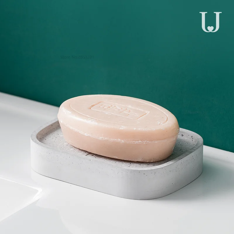 Xiaomi Diatom Грязевое Мыло лоток для ванной комнаты Быстросохнущий водопоглощающий коврик Diatom коврик влагостойкий Антибактериальный мыльница для дома - Цвет: Grey
