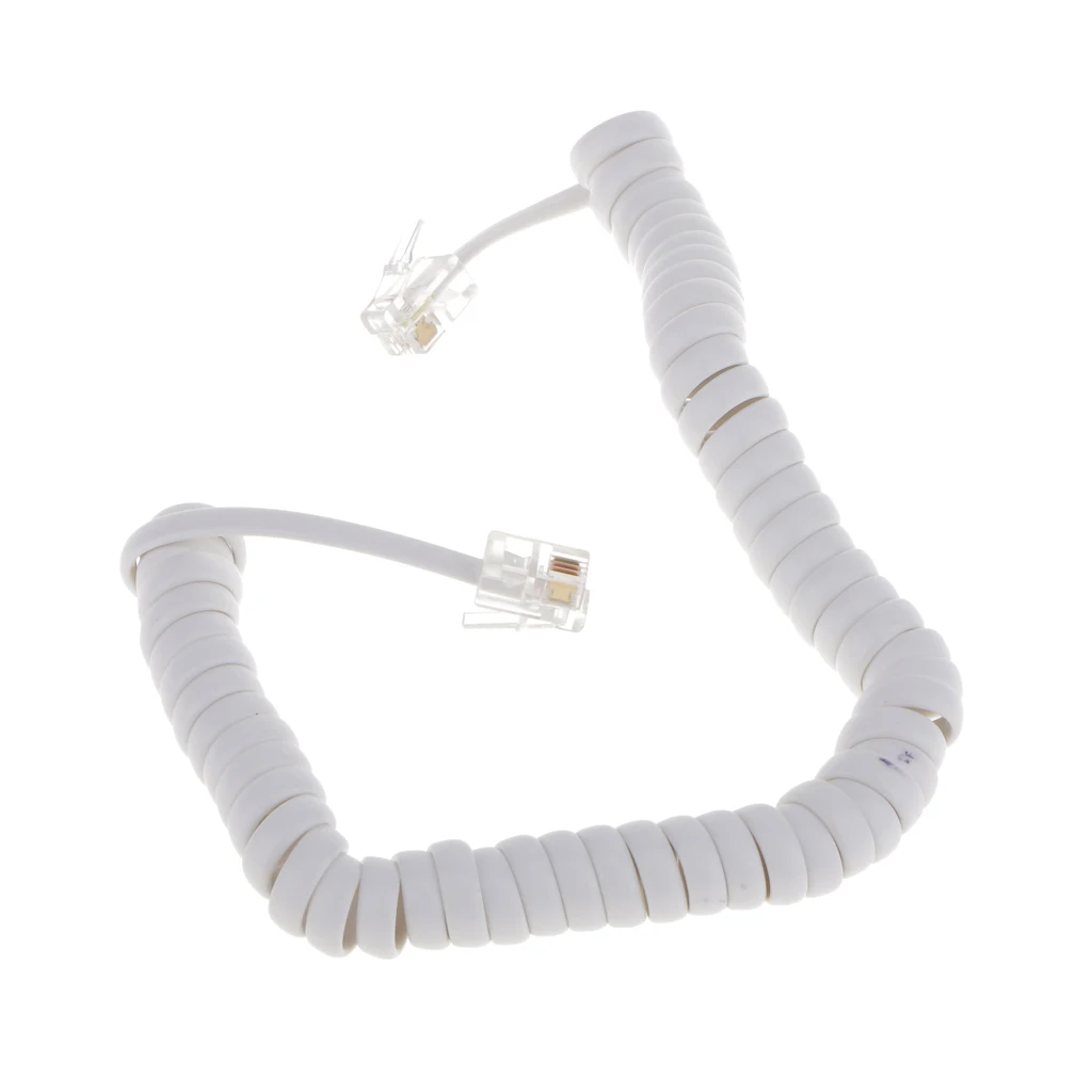 1.75Meters RJ11 4C Telephone Extension Cable Phone Cord Lead Connect Line