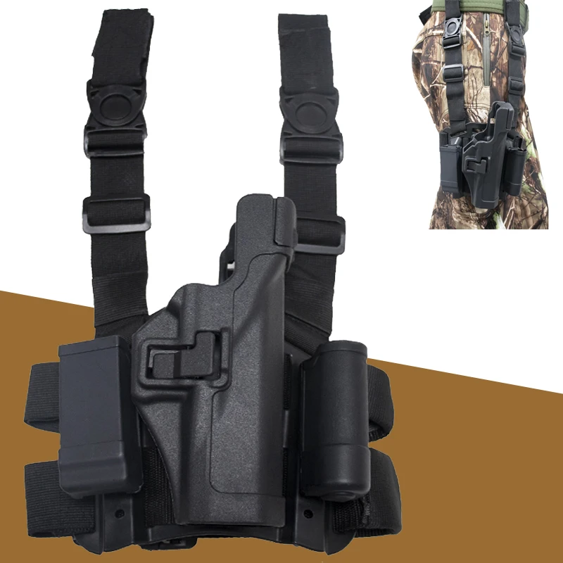 

LV3 Tactical Airsoft Gear Hunting Gun Leg Holster Glock 17 19 22 23 31 32 Gun Holster Outdoor Sport Gun Accessories