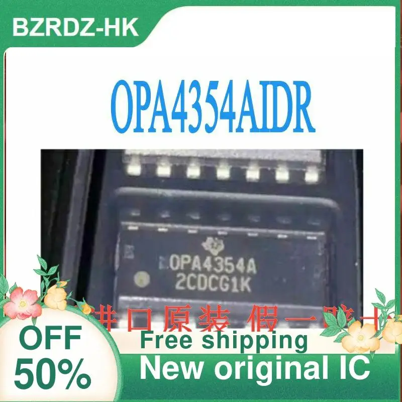 

5PCS OPA4354AIDR OPA4354A SOP14 New original IC