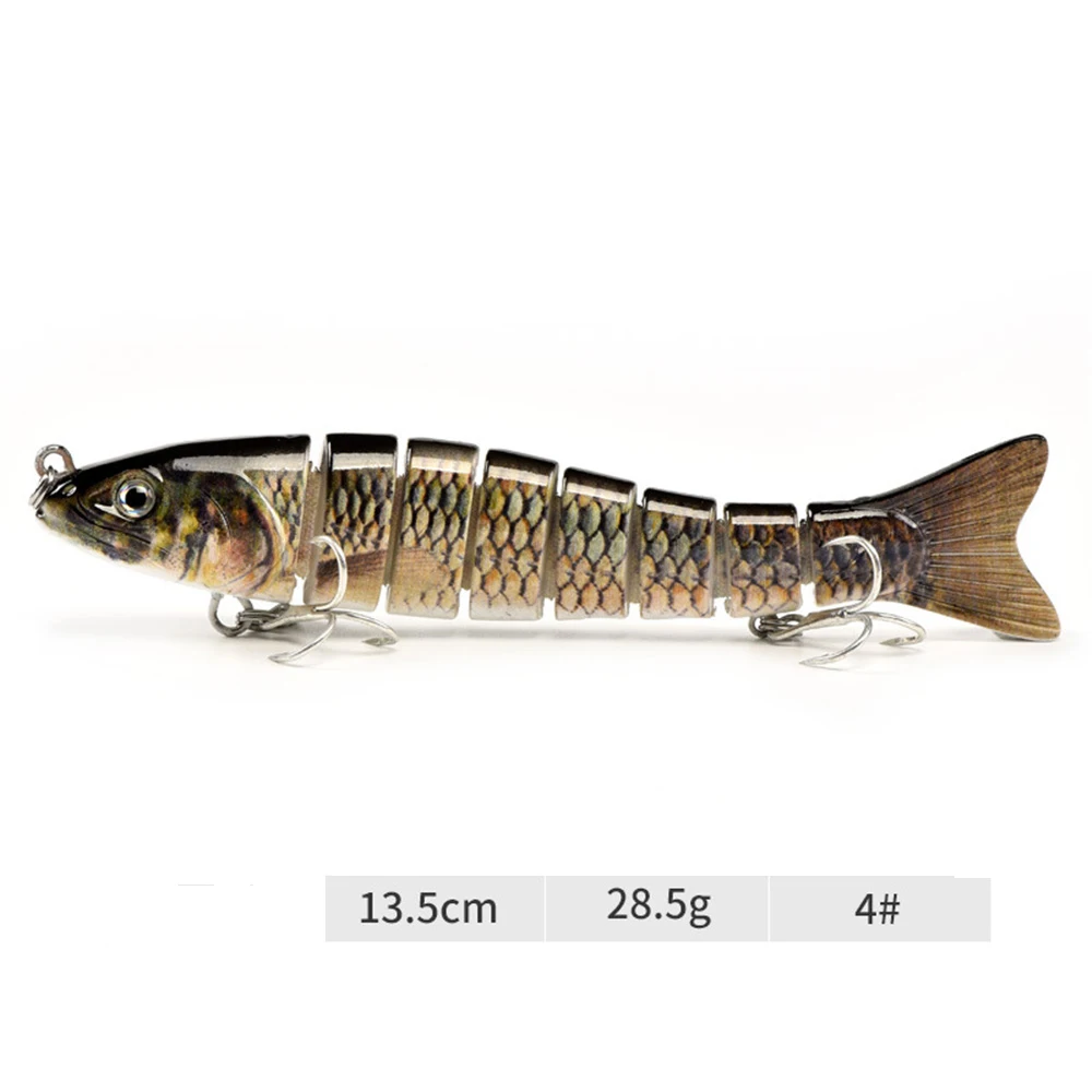 4-5 Olta мульти Соединенные тонущие рыболовные приманки воблеры Swimbait Щука приманка жесткие приманки для ловли карпа снасти бас форель Pesca Isca - Цвет: 4-5