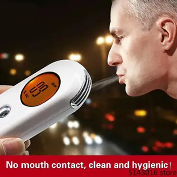 

Domestic Mouth Blowing Convenient Breath Analyser Accurate Key Buckle White Alcohol Concentration Tester