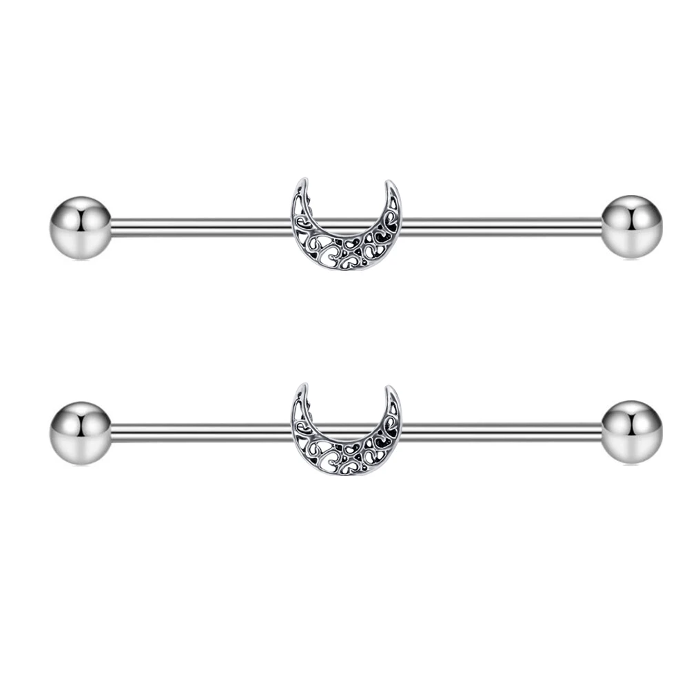 

Серьги-гвоздики из нержавеющей стали, длина 38 мм, 14 г