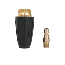3000psi Ceramic Core Turbo Nozzle 360 Degree Rotating Nozzle for Ultra High Pressure Cleaning Vehicles,Washing Floor