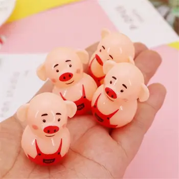 

6pcs Cute Pig Tumbler Toy Party Bag Filler Favors Gift Kids Education Toy Gadget 634F