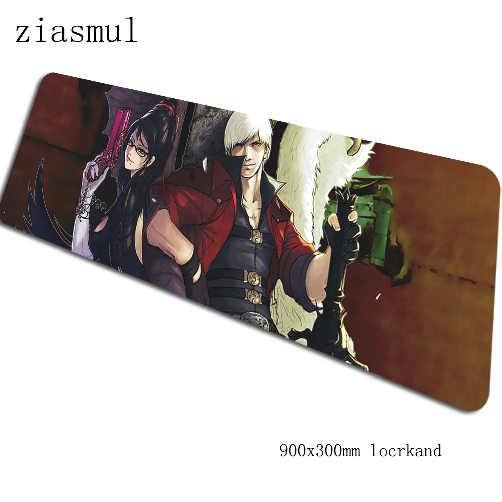 Bayonetta коврик для мыши геймер восхитительный 90x30 см notbook коврик для мыши игровой коврик для мыши Большой Прохладный коврик для мыши стол для компьютера padmouse коврики - Цвет: Size 900x300x2mm