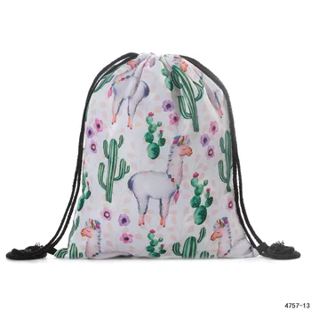 

Drawstring Backpack Girl Printing Drawstring Backpack Small School Bag Drawstring Rucksack Travel Drawstring Bag