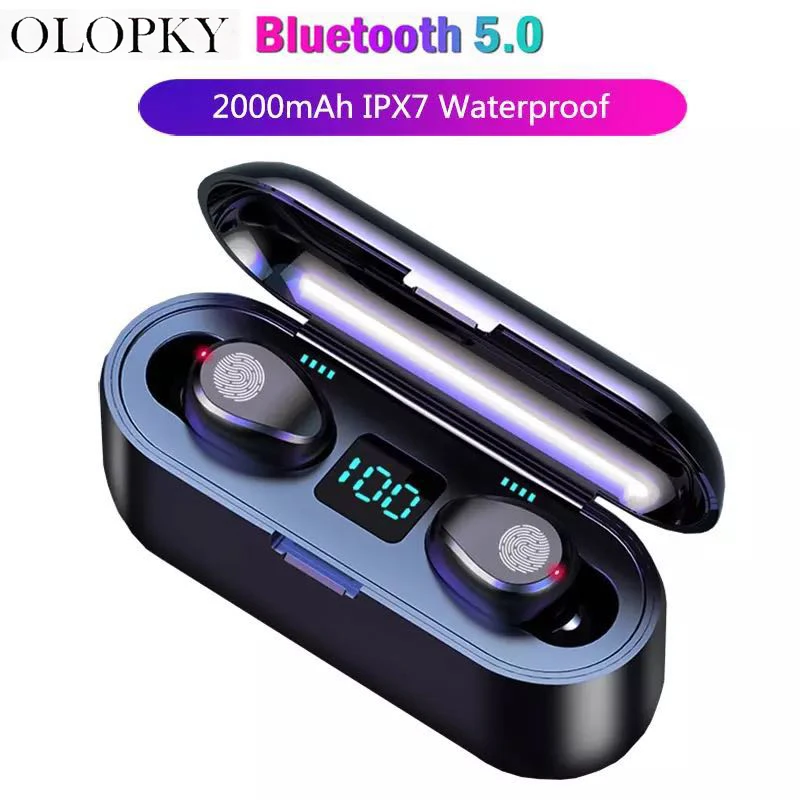

TWS LED Display Bluetooth Earphone 5.0 IPX7 Waterproof 8D Bluetooth Stereo Earbuds Wireless Bluetooth 5.0 Earphone For All Phone