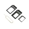 Wholesale 3 in 1 for Nano Sim Card to Micro Sim Card &amp; Standard Sim Card Adapter Converter Mobile Phone Accessories