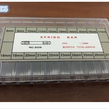 Ассортимент 400 шт 1,2 мм толстый двойной зубчатый контактный комплект для часов