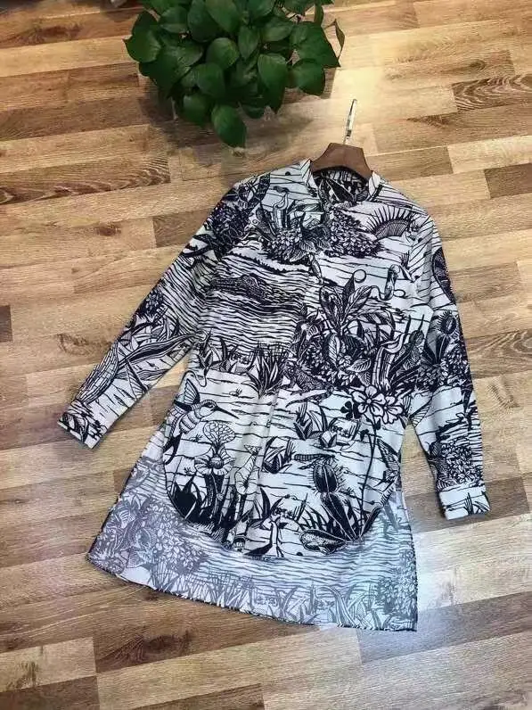 AH12351, модные женские блузки и рубашки,, Подиумные, Роскошные, известный бренд, Европейский дизайн, вечерние, стильная женская одежда