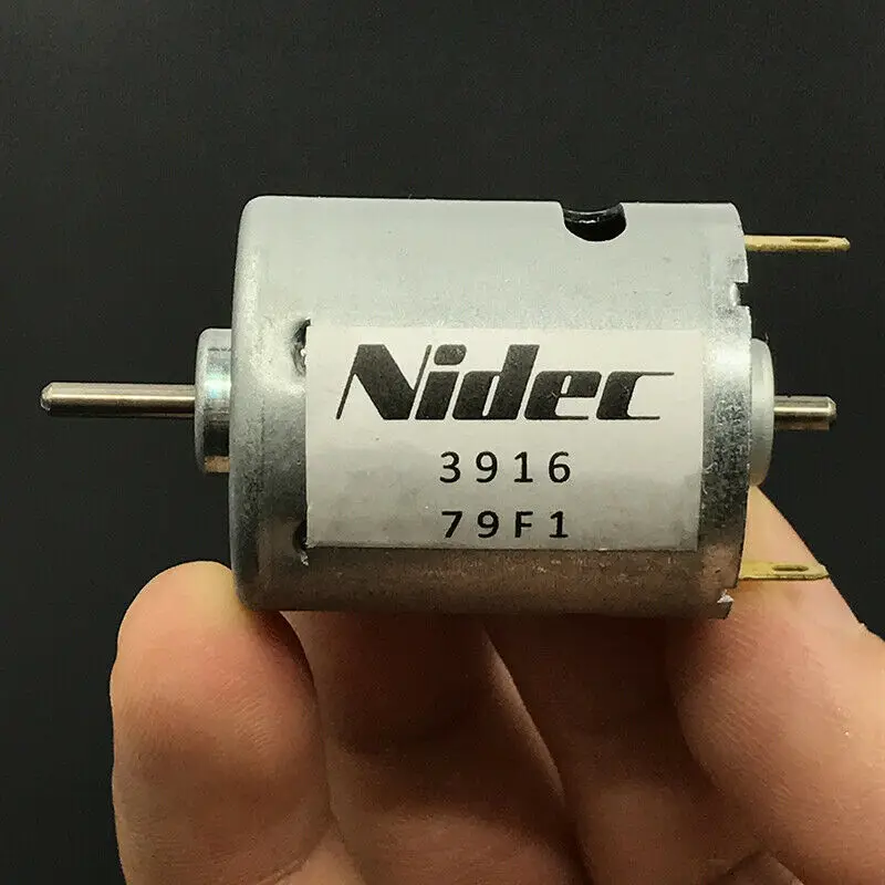 Nidec 3916 79F1 RS-365 Motor DC 12V-24V 9800RPM Large Torque Strong Magnetic Dual 2.3mm Shaft for RC Toy Car Boat Model | Обустройство