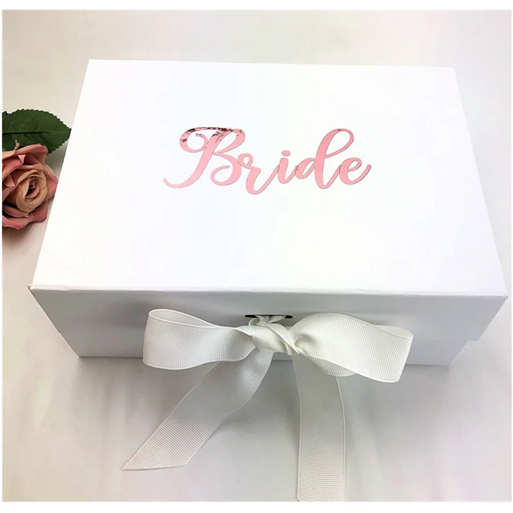 Personalised Gift Box~Rose Gold Gift Box~Bridesmaid Gift Box~Maid of Honour Gift Box~Small Gift Box~Luxury Packaging~Wedding Proposal Box