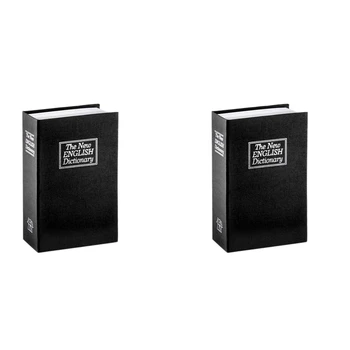 

2Pcs Book Safe with Combination Lock Dictionary Diversion Book Safe Portable Safe Box, Great for Storing Money Jewelry Passport