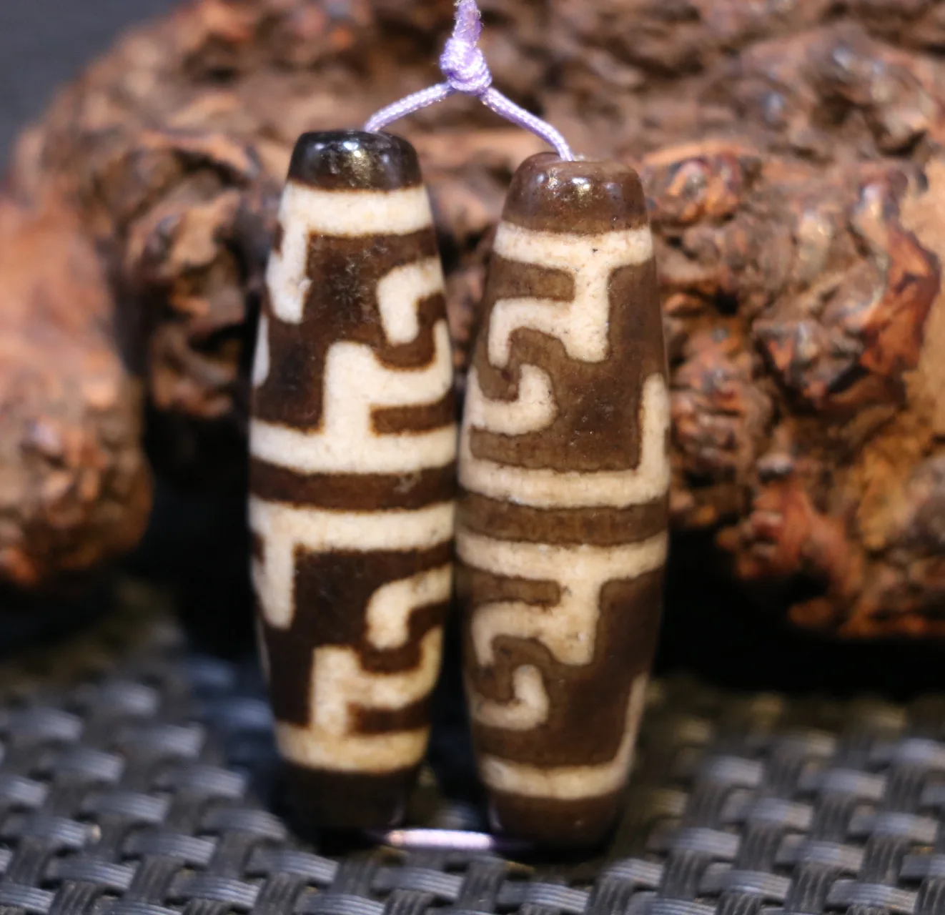 

A Pair Magic Power Тибетский Старый Агат Lianshifaqi бусины дзи подвеска, амулет Тотем LKbrother Talisman UPD210527A4