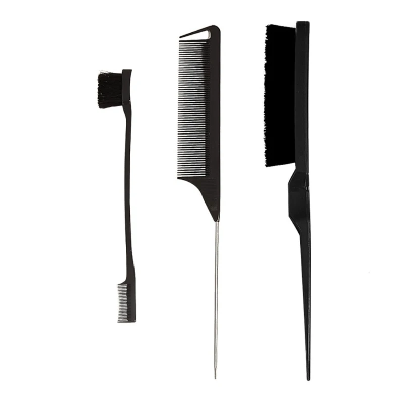 3-piece hair brush set